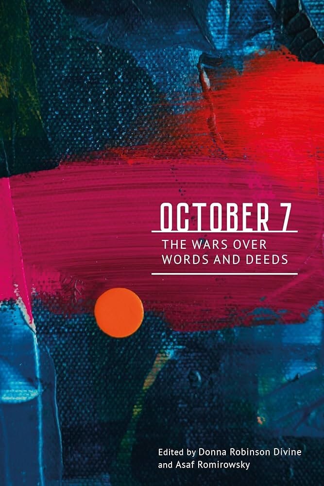 Cover of October 7: The Wars Over Words and Deeds